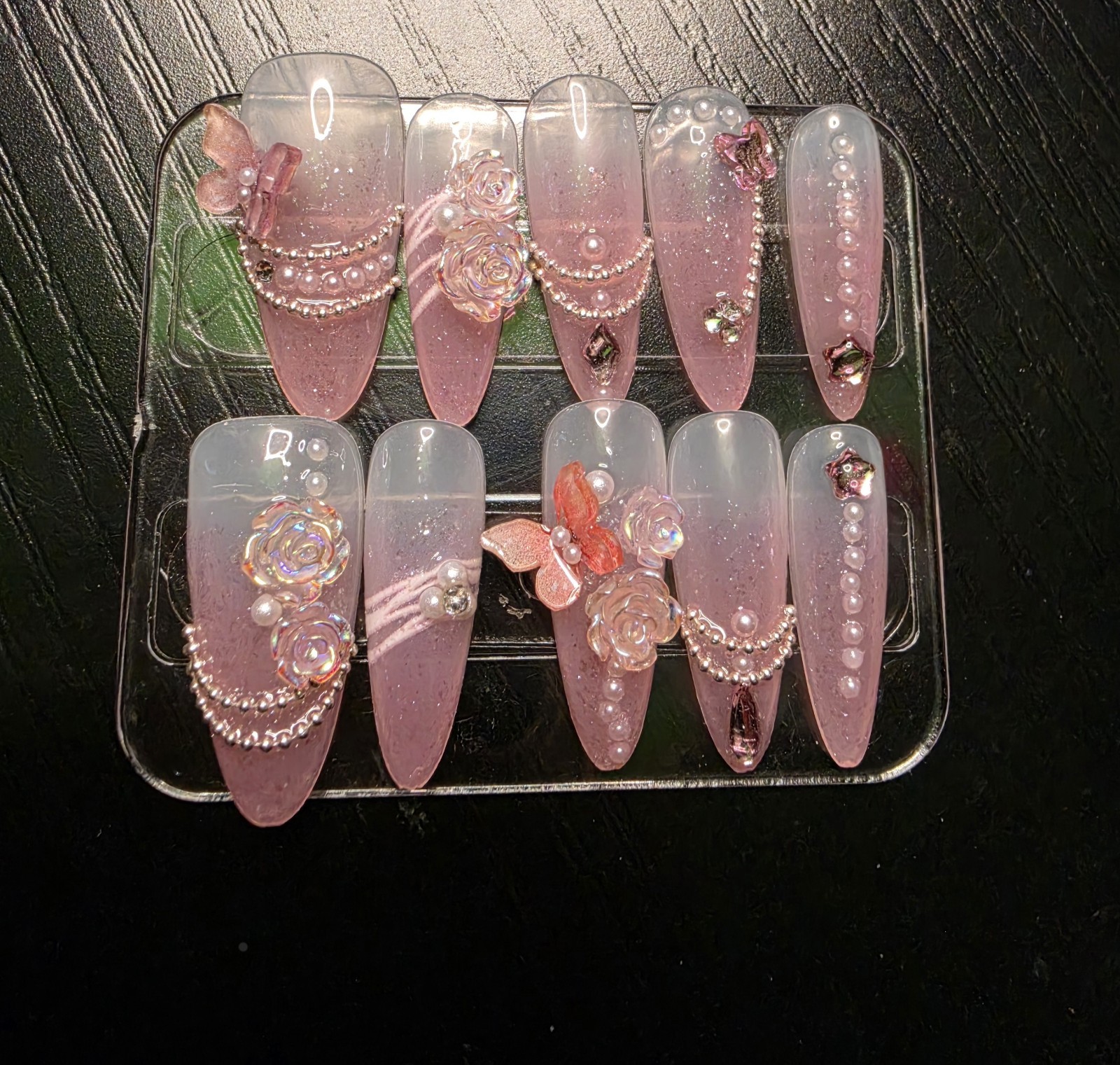 Handmade Press-On Nails: Size Medium