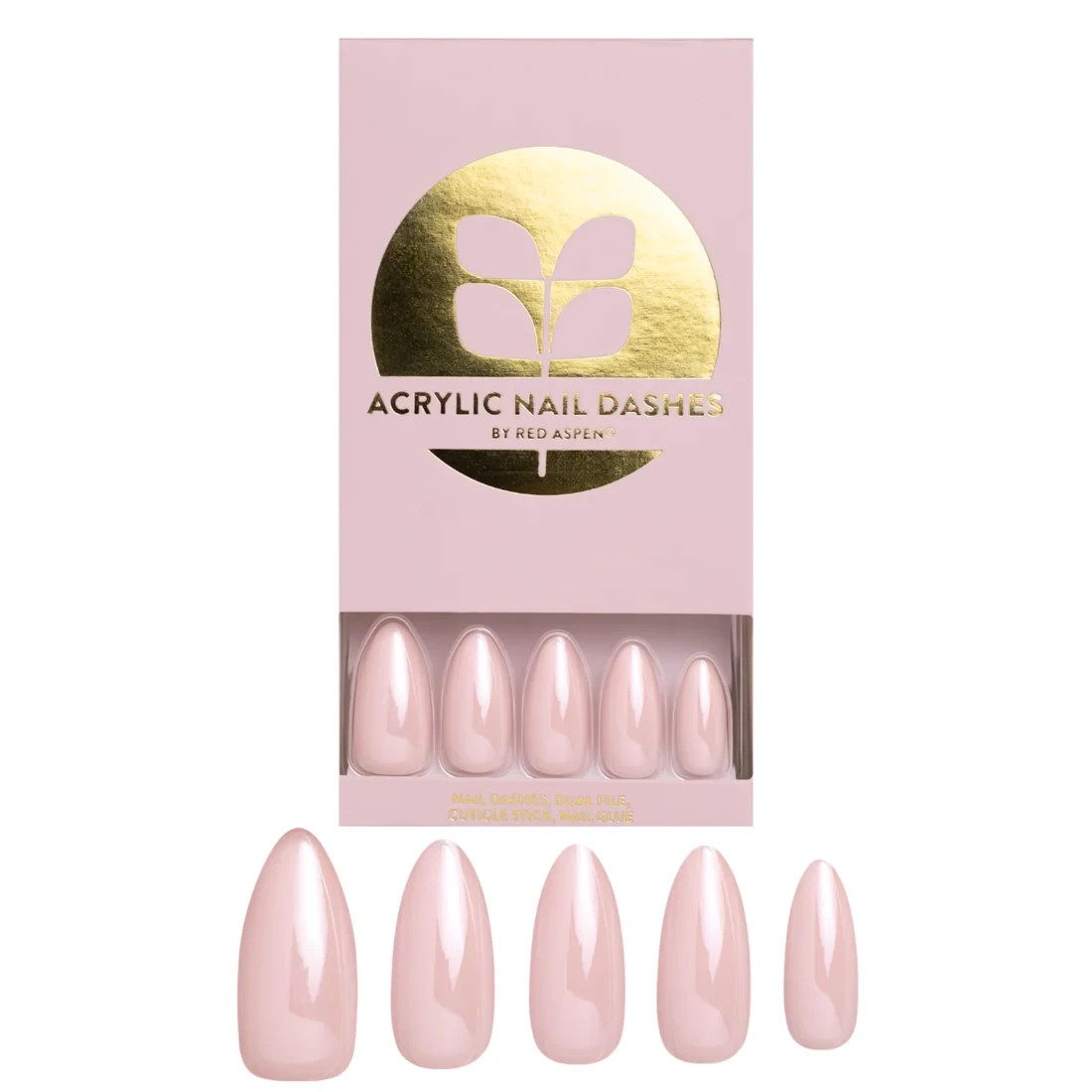Red Aspen Press On Nails – Bridal Brayla | Long Almond Acrylic
