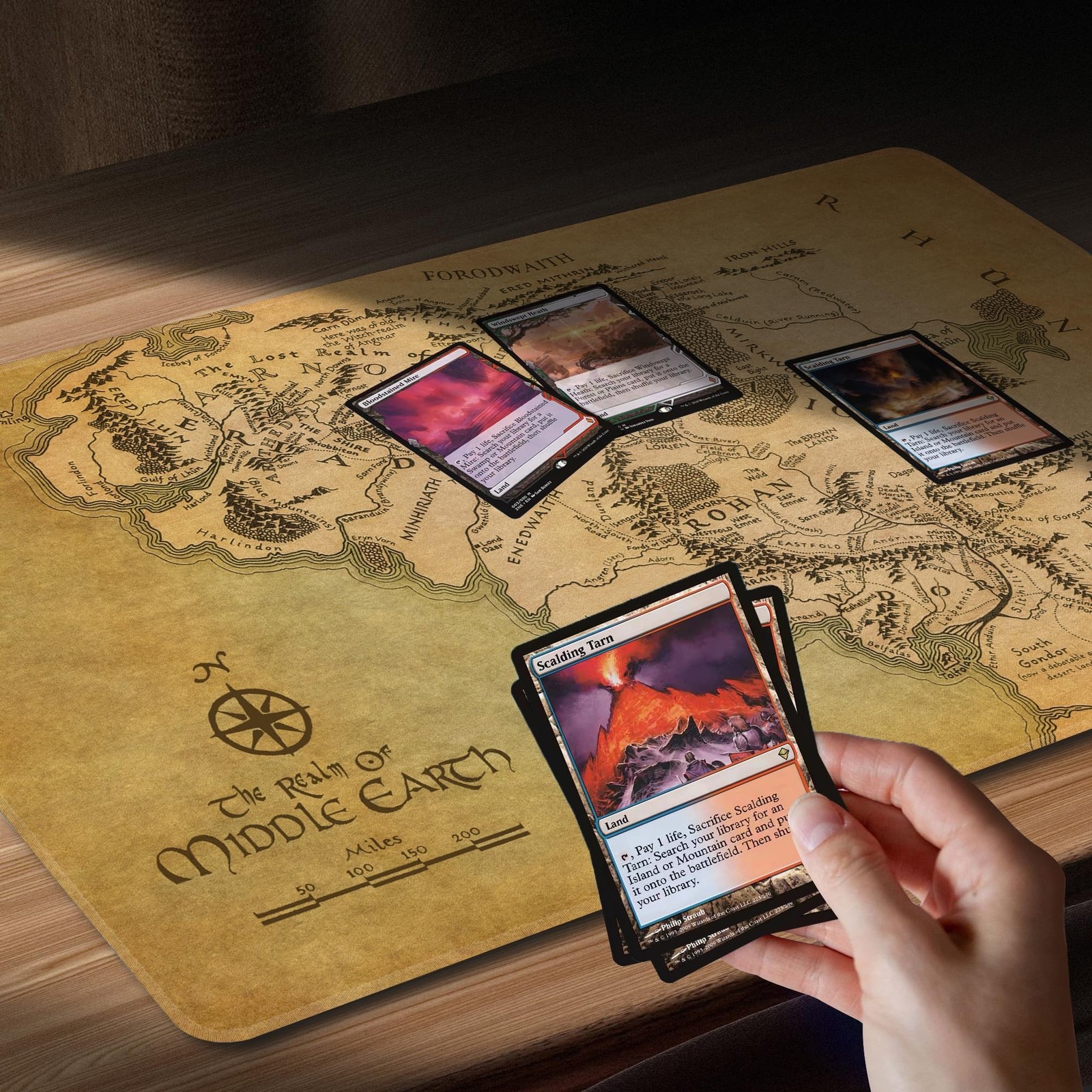 MTG Playmat Non-Slip Rubber Backing Printing Commander Board Game D… Fast Ship