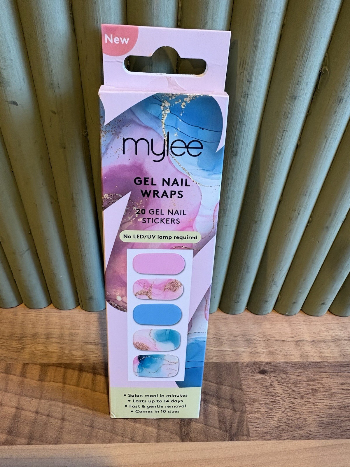 Mylee Gel Nail Wraps 20 Stickers Brand New