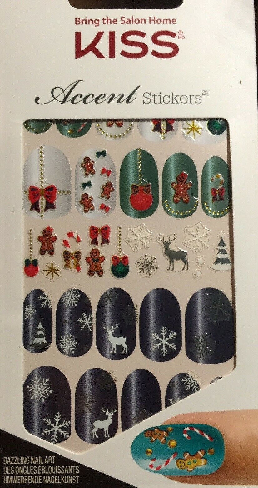 Kiss Accents Stickers 73562 Sprinkles LOT OF 3