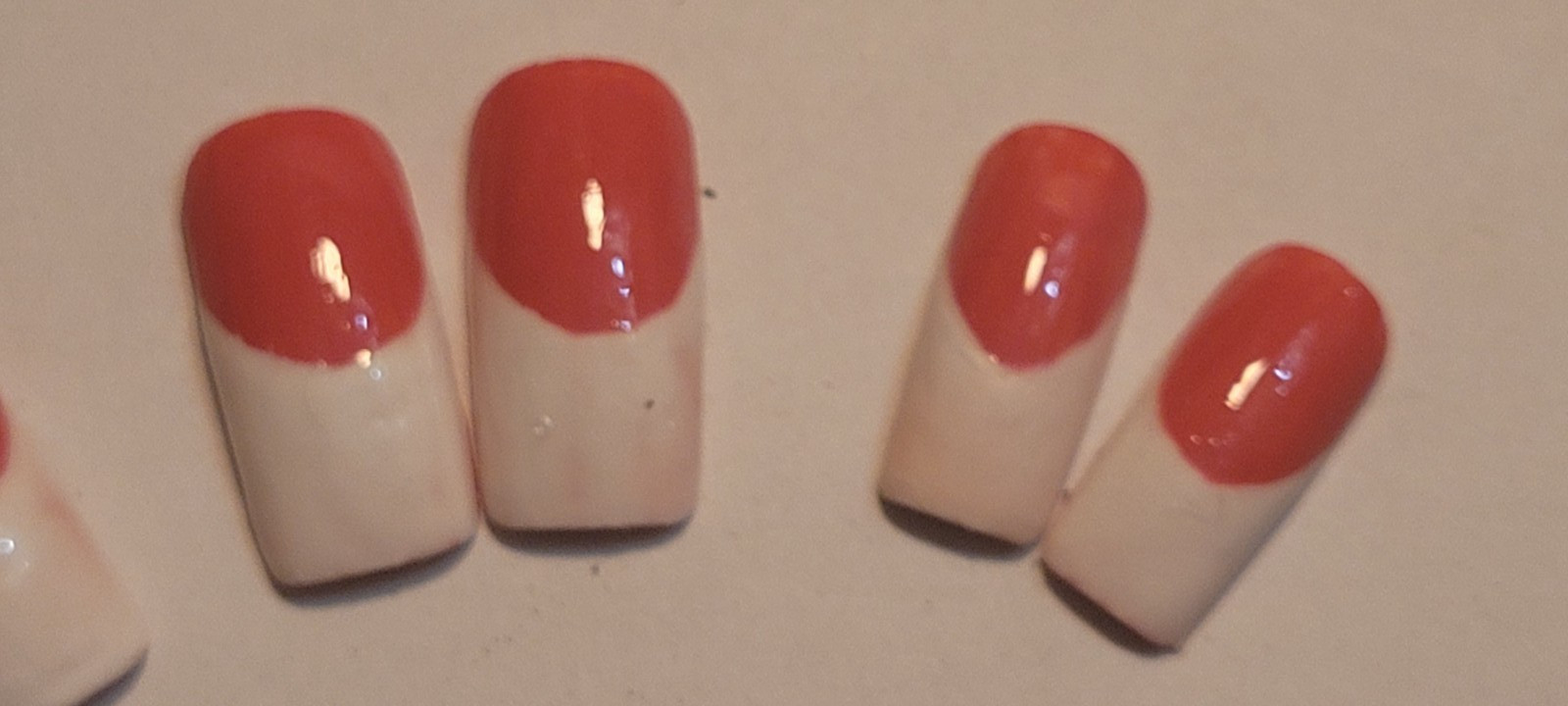 KAWAII FANTASY NAILS| Presson |Pink Size Large Square French point green #Damage
