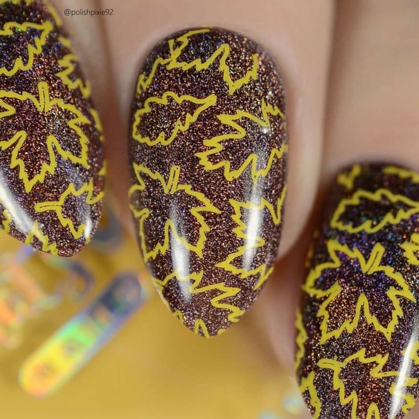 Fab Cab Stamping Polish (Yellow), Nail Polish for Nail Art