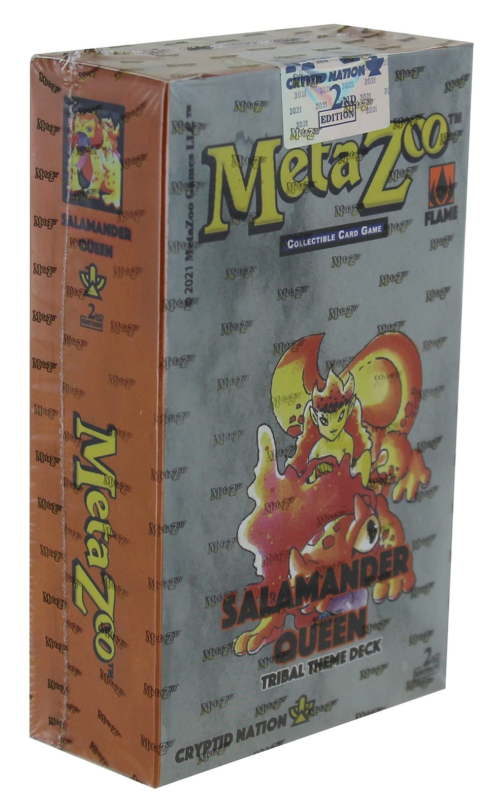 MetaZoo Cryptid Nation – Tribal Theme Deck (Salamander Queen) (2nd Edition)