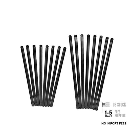 Intake & Exhaust Pushrod Set, Replacement 16 Pcs Pushrods Compatible with