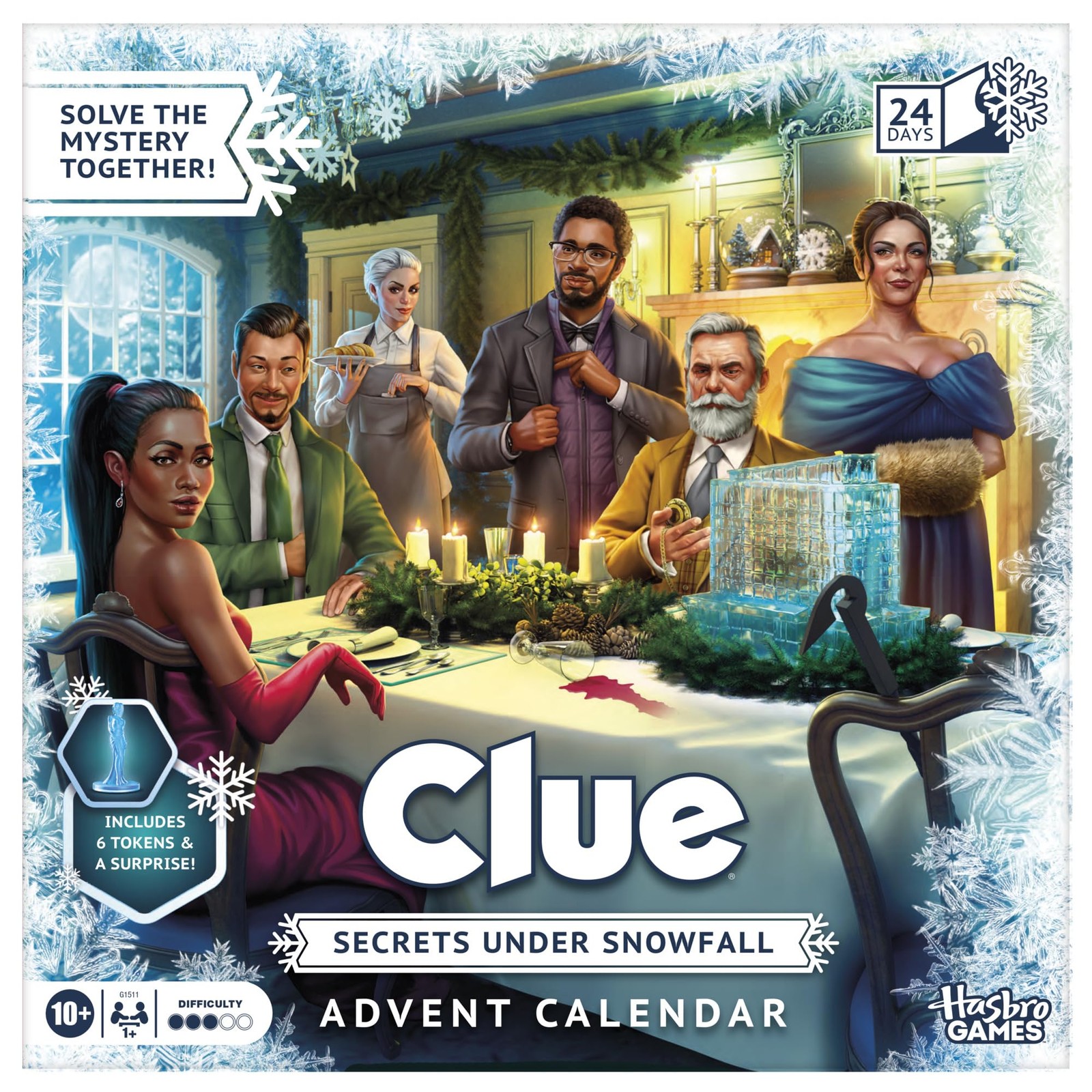 Clue Advent Calendar: 13 inches x 13 x 0.1 inches, Not Applicable