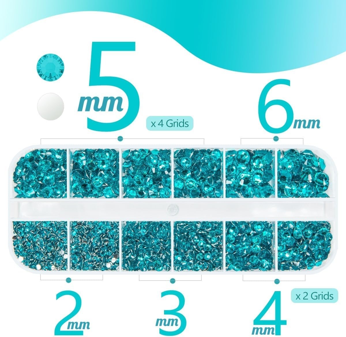 Sapphire Blue AB Resin Rhinestones W B7000 Glue for Bedazzling Crafting 2Mm-6Mm