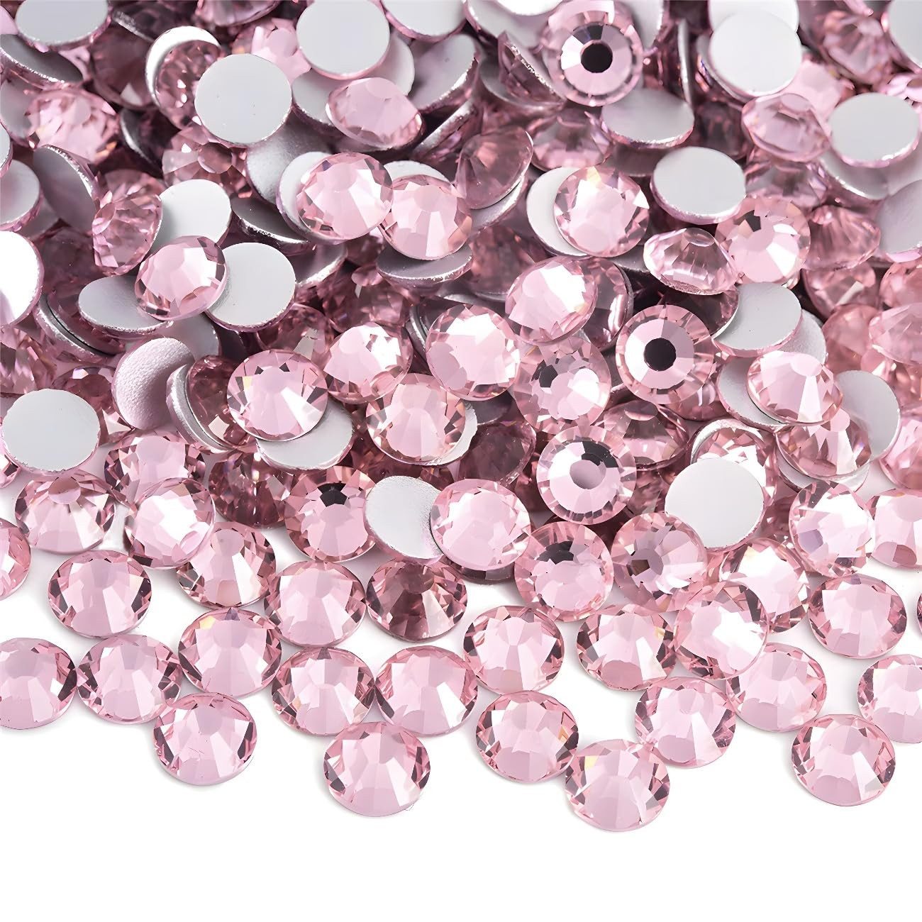 Flatback Rhinestones round Gems for Nails Art and Crafts 4000Pcs SS6 2Mm Glitter