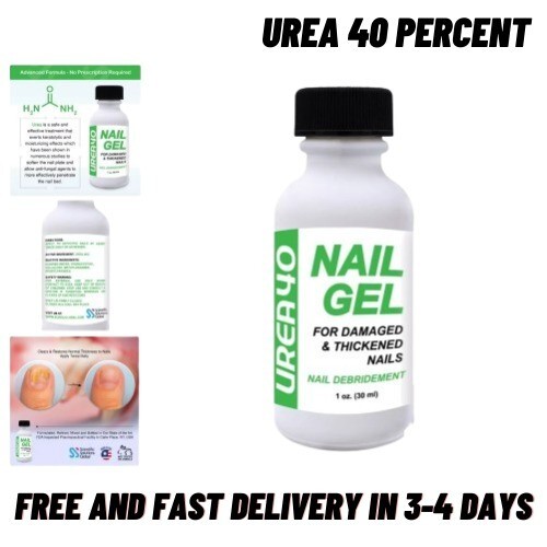 Urea Nail Gel – Strengthens & Softens Nails, Quick-Dry Formula for Damaged nails