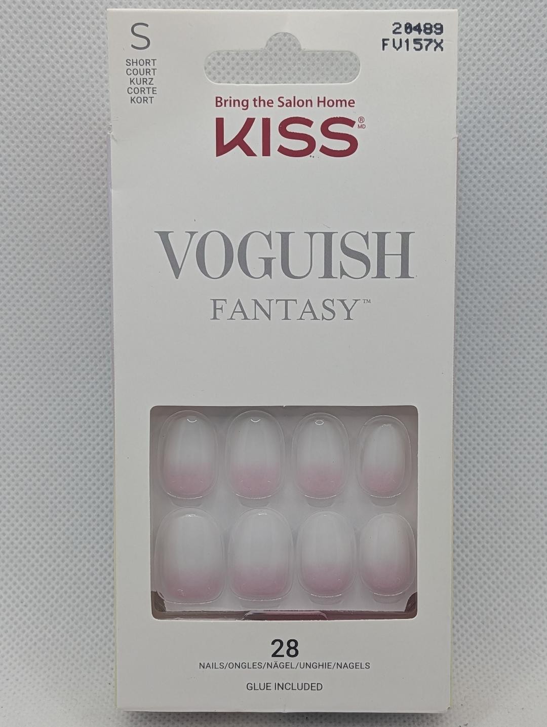 Kiss Voguish Fantasy Glue on Nails Short ~ You Choose one