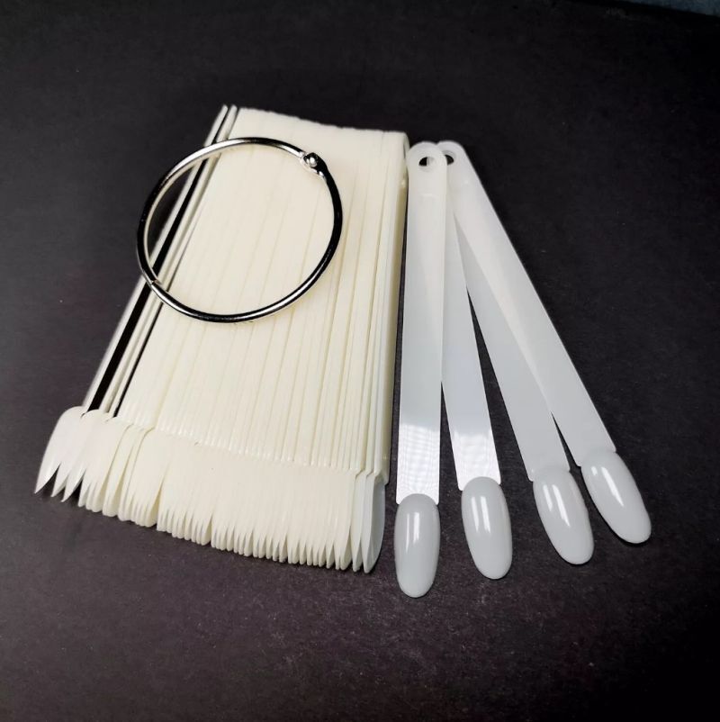 Fake Nail Display Ring Metal Wheel Nail Art Fan Polish Practice Sample Nails Gel