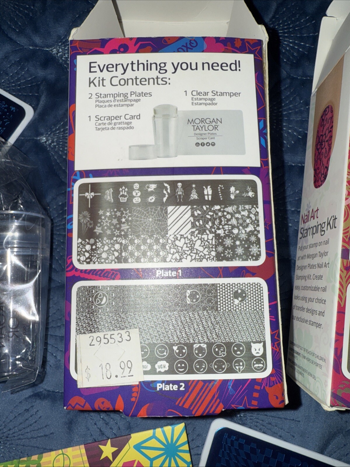 Morgan Taylor GEOMETRIC CELEBRATIONS & FLIRTY FLORALS NAIL ART STAMPING KITS