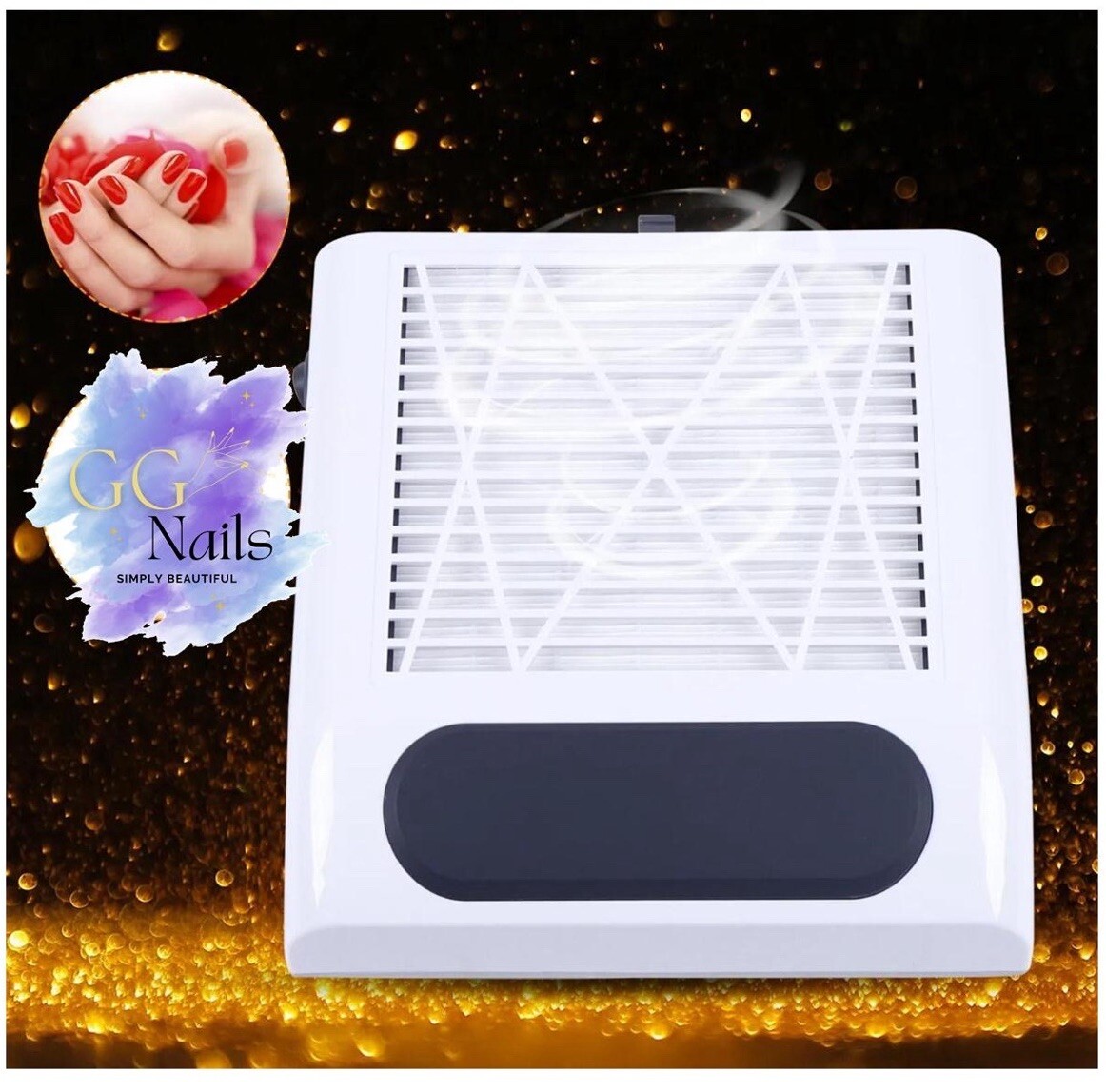 Nail 💅🏼Dust Suction Fan Manicure Machine Collector Vacuum Cleaner Tool Nice