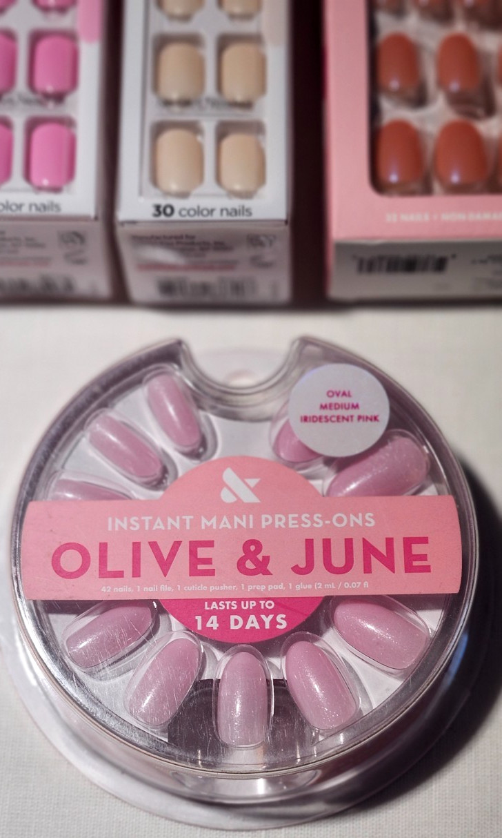 6 Different Press-On Nails Kits – 3 Olive & June and 3 imPRESS (BRAND NEW)