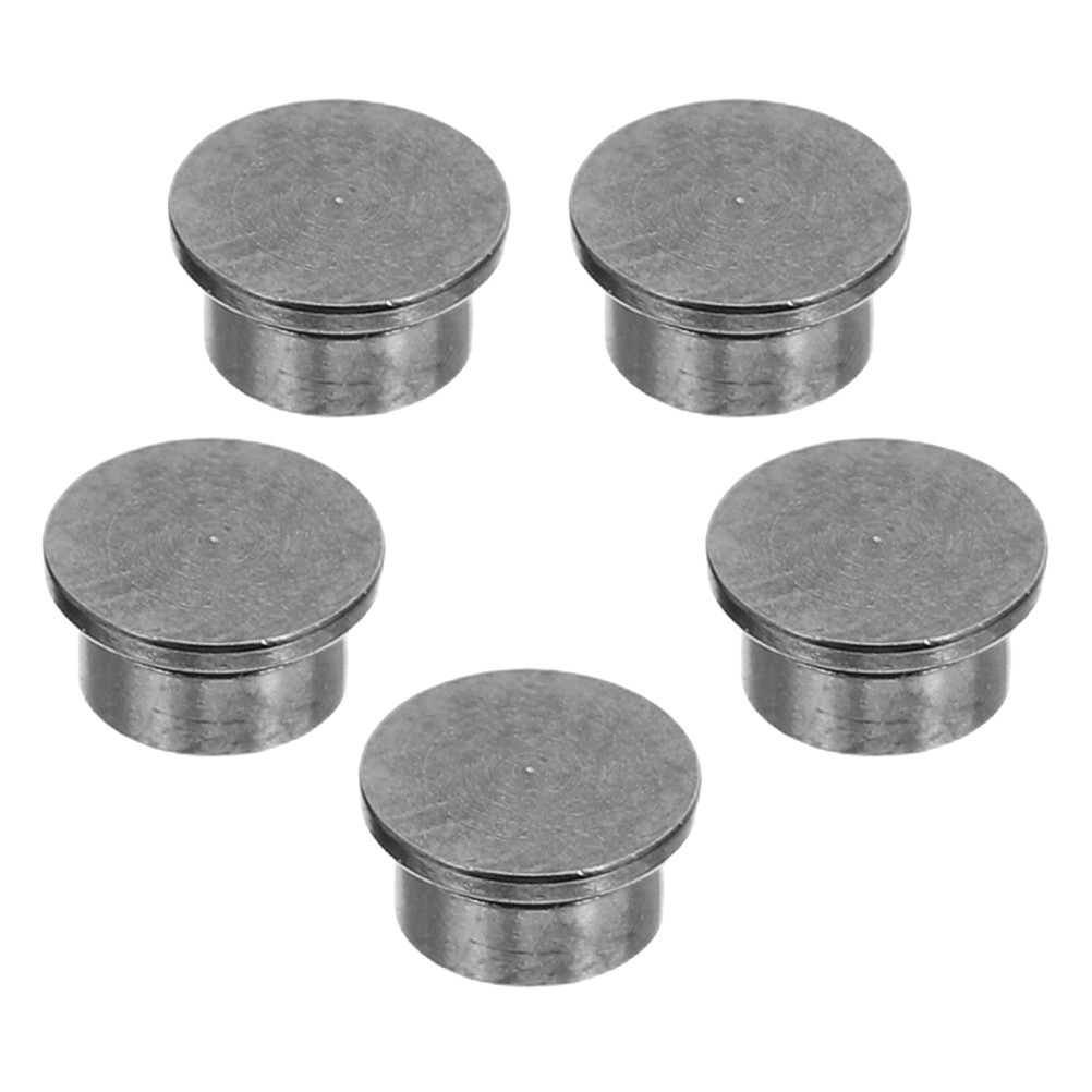 5Pcs Black Metal Nail Shafts Durable Rotary Bearings for DIY Nail Art