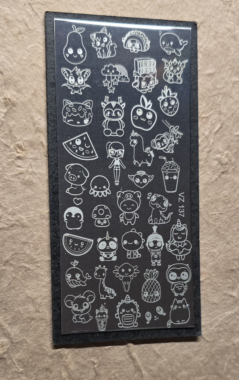 Mundo De Unas MDU VZ 137 Anime Cartoon Sticker Food Dinosaur Axolotl Penguin Tac