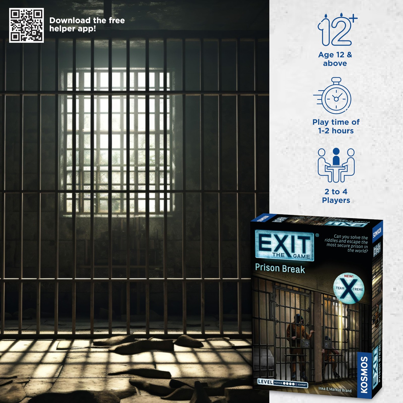 EXIT: The Game – Prison Break 18 cm x 13 x 4 cm, Multicolor