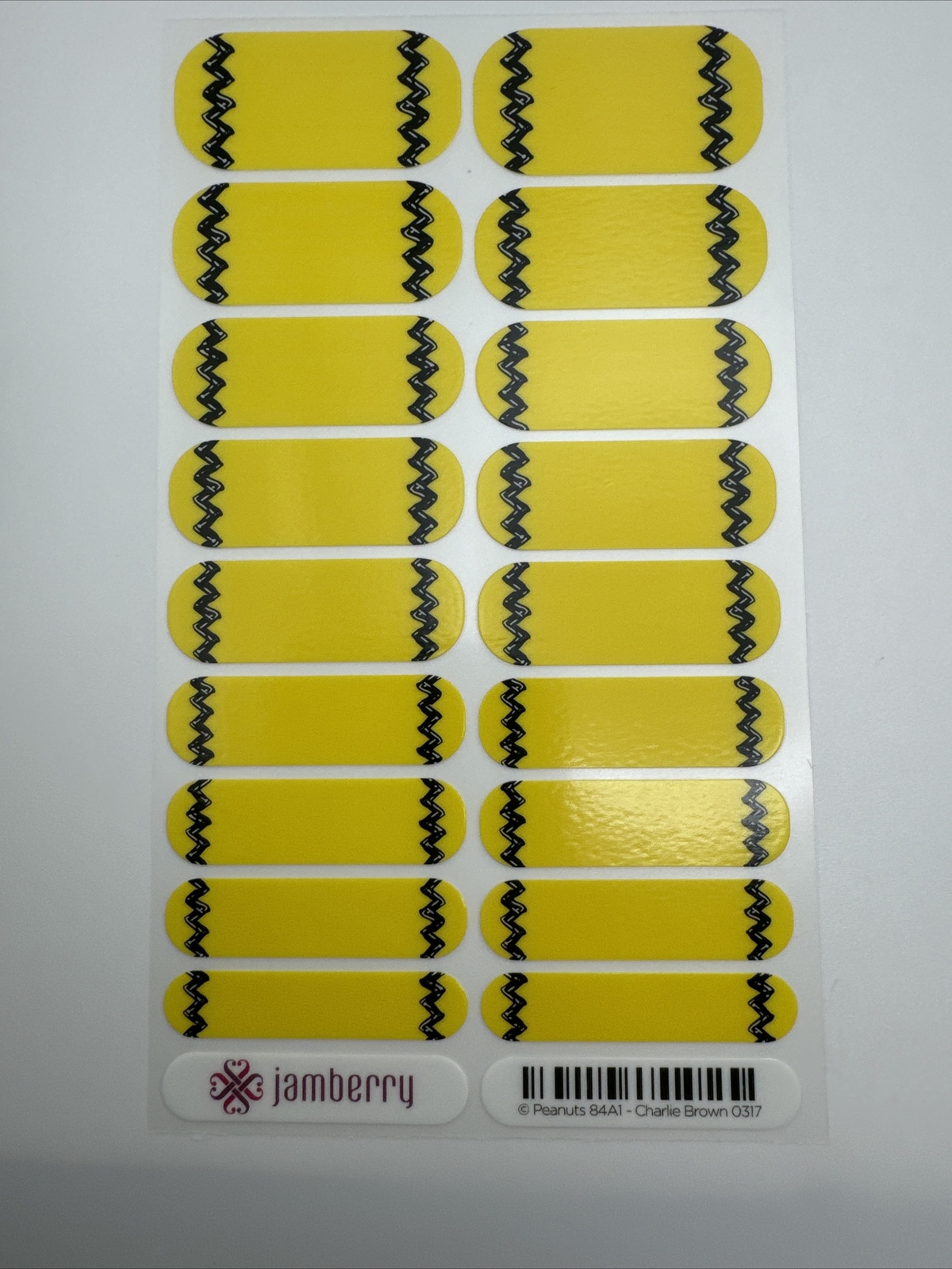 Jamberry Nail Wraps Peanuts Charlie Brown Full sheet