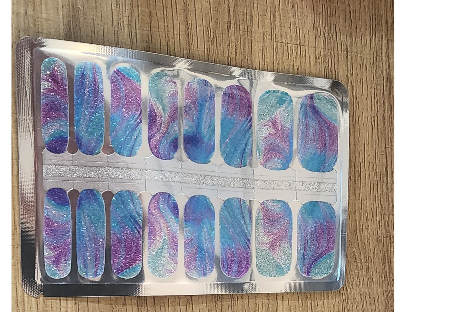 Beautiful B Nail Polish Strips Sprinkle Nail Wraps Nail Stickers 100% Real Nail
