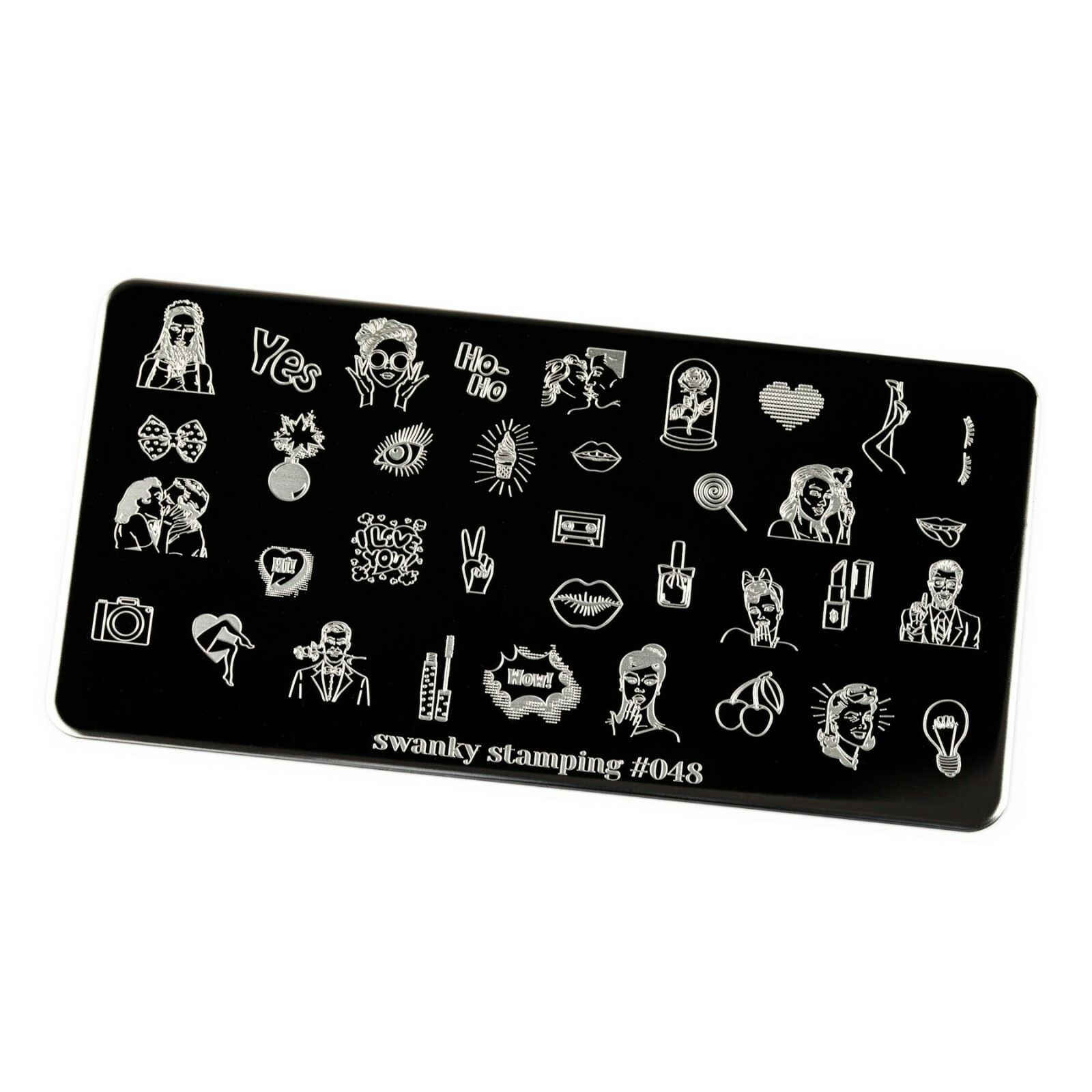 Swanky Stamping People And Lover Nail Stamping Plates 048