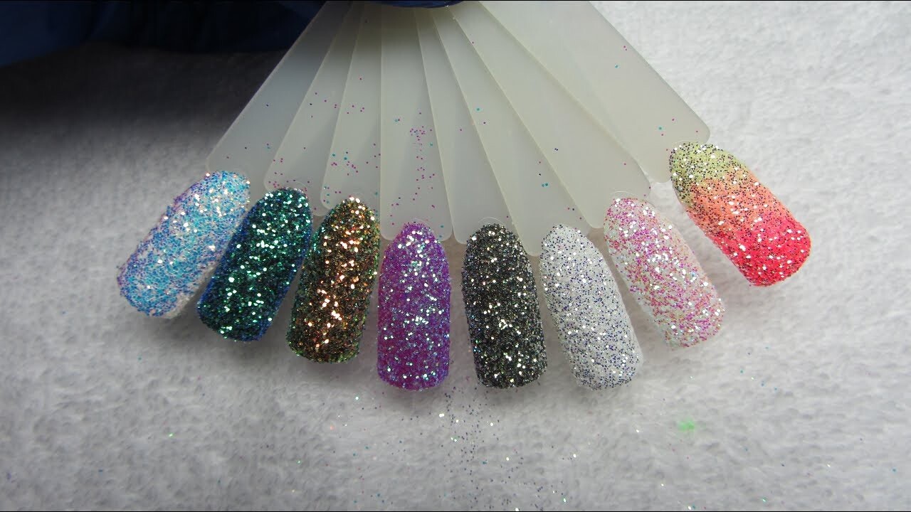 PIXEL EFFECT Kopciuszek NAIL ART GLITTER IRIDESCENT SEQUINS Powder Cinderella UK