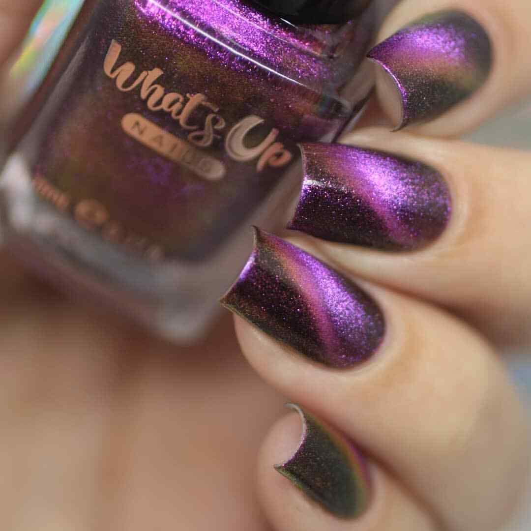 Whats Up Nails – Horsehead Nebula Regular Polish (Purple Duochrome Magnetic)