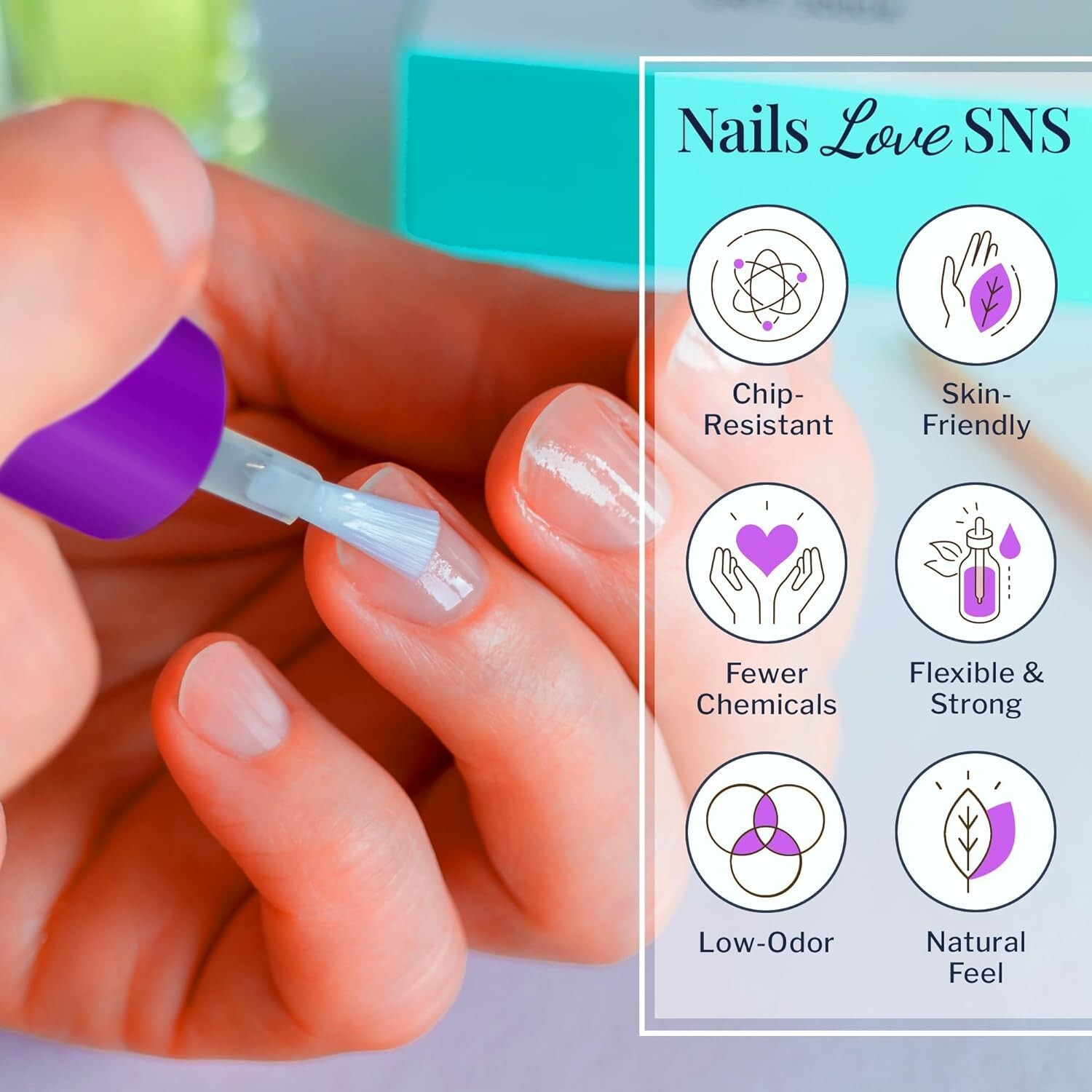 SNS Healthy Natural Nails Gelous Base Coat 0.5oz / 15ml