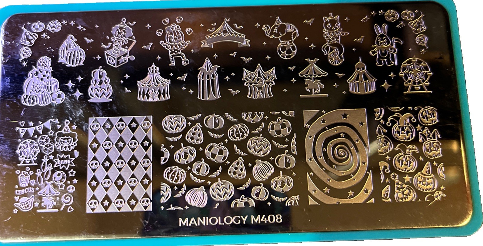 Maniology Nail Stamping Plates- Halloween Lot 4 M346, M408, M151