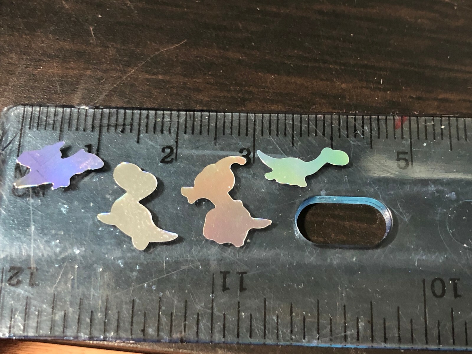 Solvent Resistant HOLO Silver Dinosaur Glitter Nail Face Act Epoxy US Seller