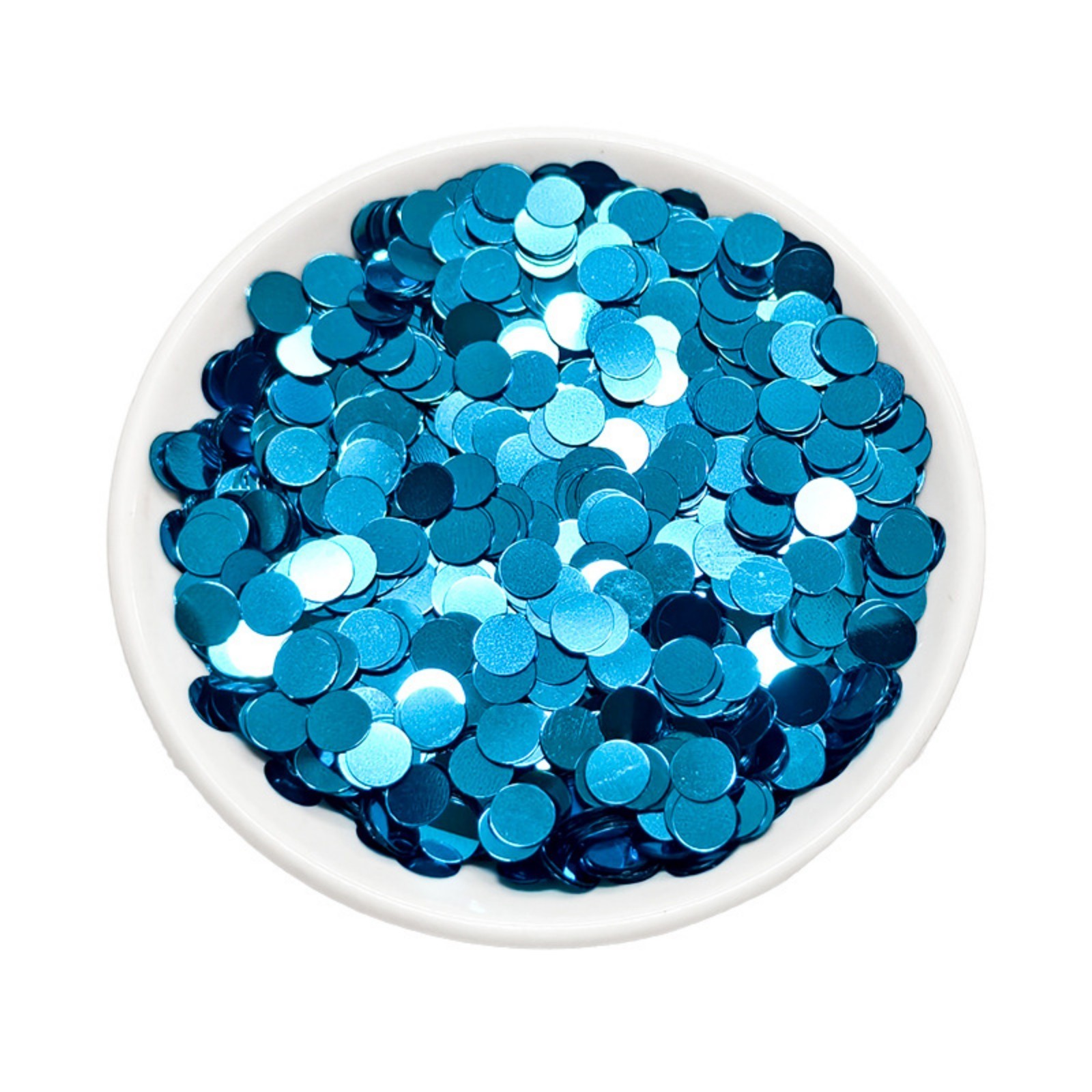 30/60gram Metallic Color Sequins Loose Flakes Round Dots 3-6mm Nail Art Tips