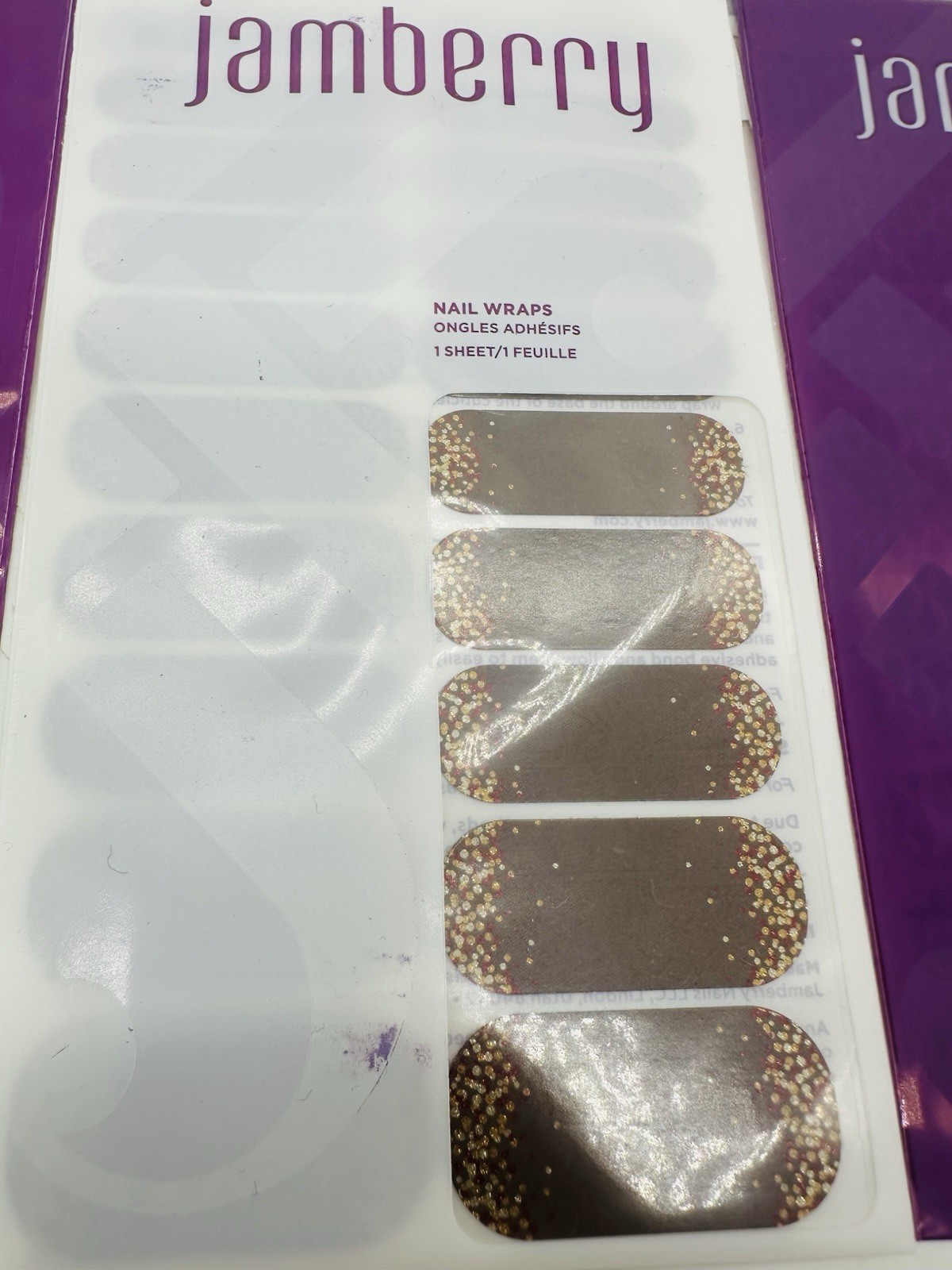 Jamberry Nail Wraps Fun Designs Teal Blue Gold 5 Unique New Complete Sets