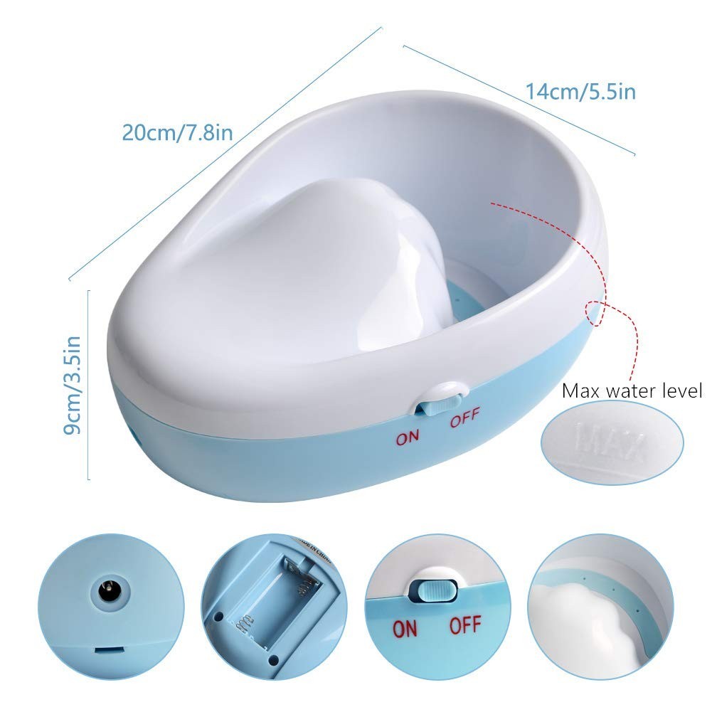 Electric Manicure Bowl for Nail Conditioning and Relaxation