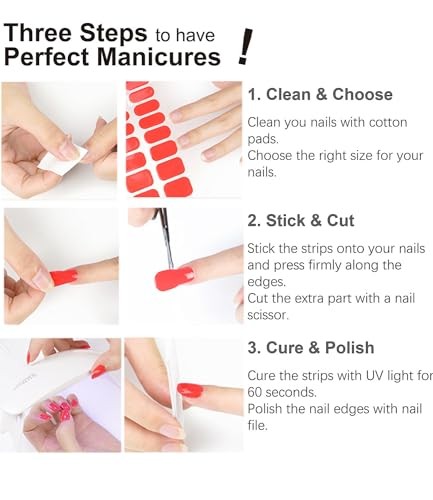 Semi Cured Gel Nail Strips, Natural Color, Jelly Nude, Easy to N Jelly Nude