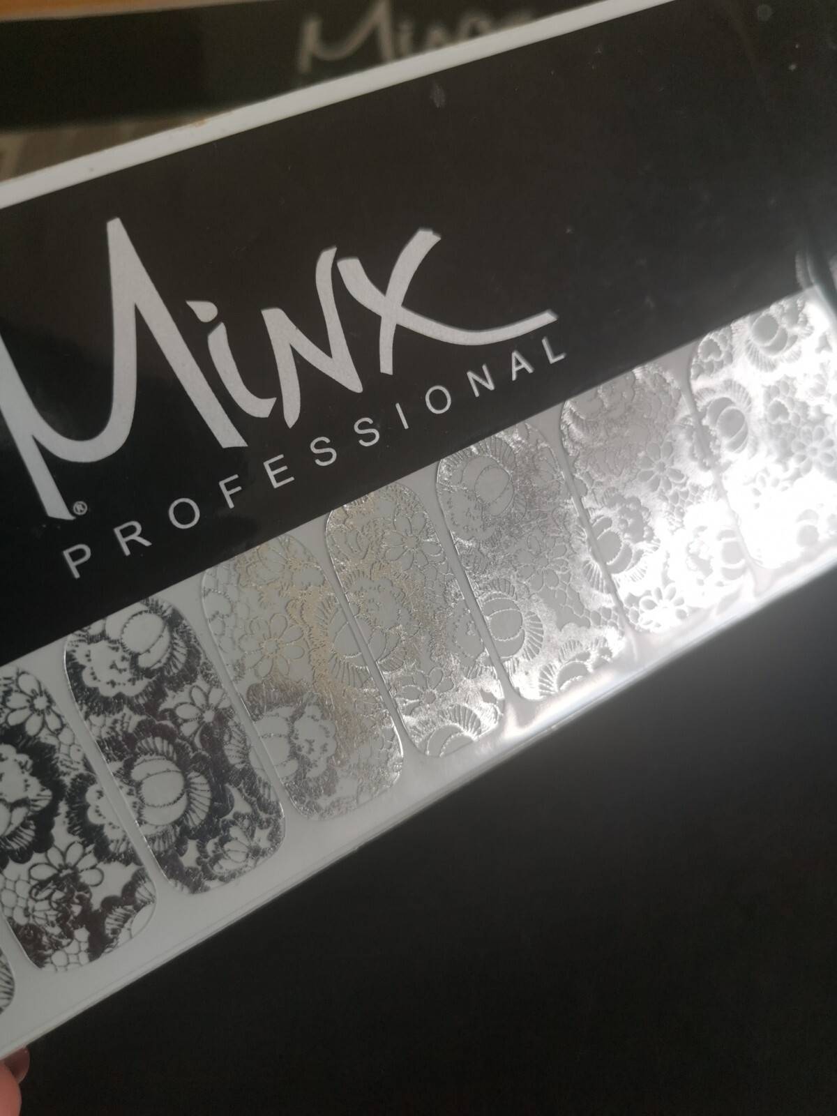 Minx Nails-Foil Wraps Various Designs New Nail Art Chrome Mirrored Silver Bundle