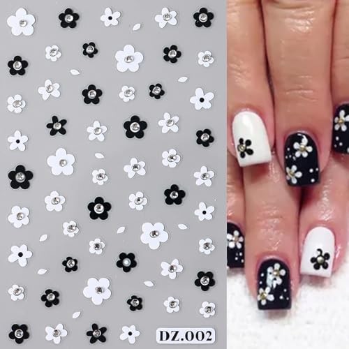 6 Sheets Rhinestones Bow Nail Stickers for 3D Self-Adhesive Bow Nail Stickers-5