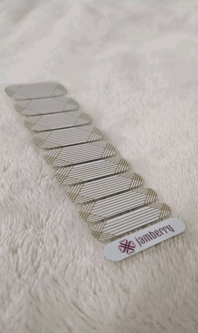 Jamberry HALF SHEETS Lot Of 22 METALLIC, GLITTER, & CLEAR!!! Easy NAIL ART