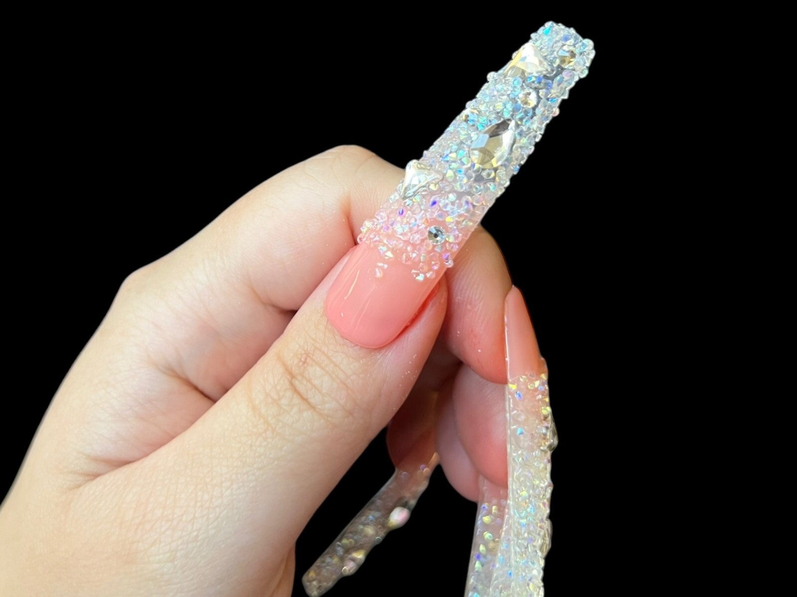 Luxurious Handmade Acrylic Press On Nails – A5 – High Quality, Reusable