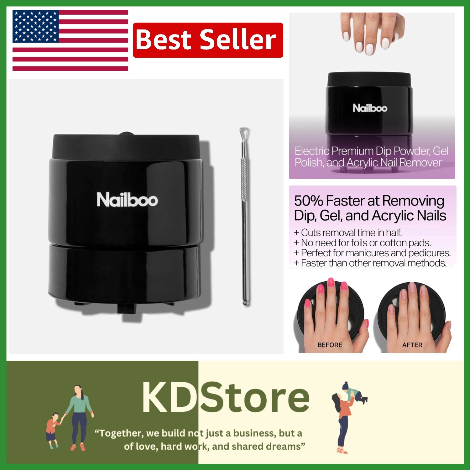 Ultimate Nail Soak Off Solution – Electric Bowl for Easy Gel & Acrylic Removal