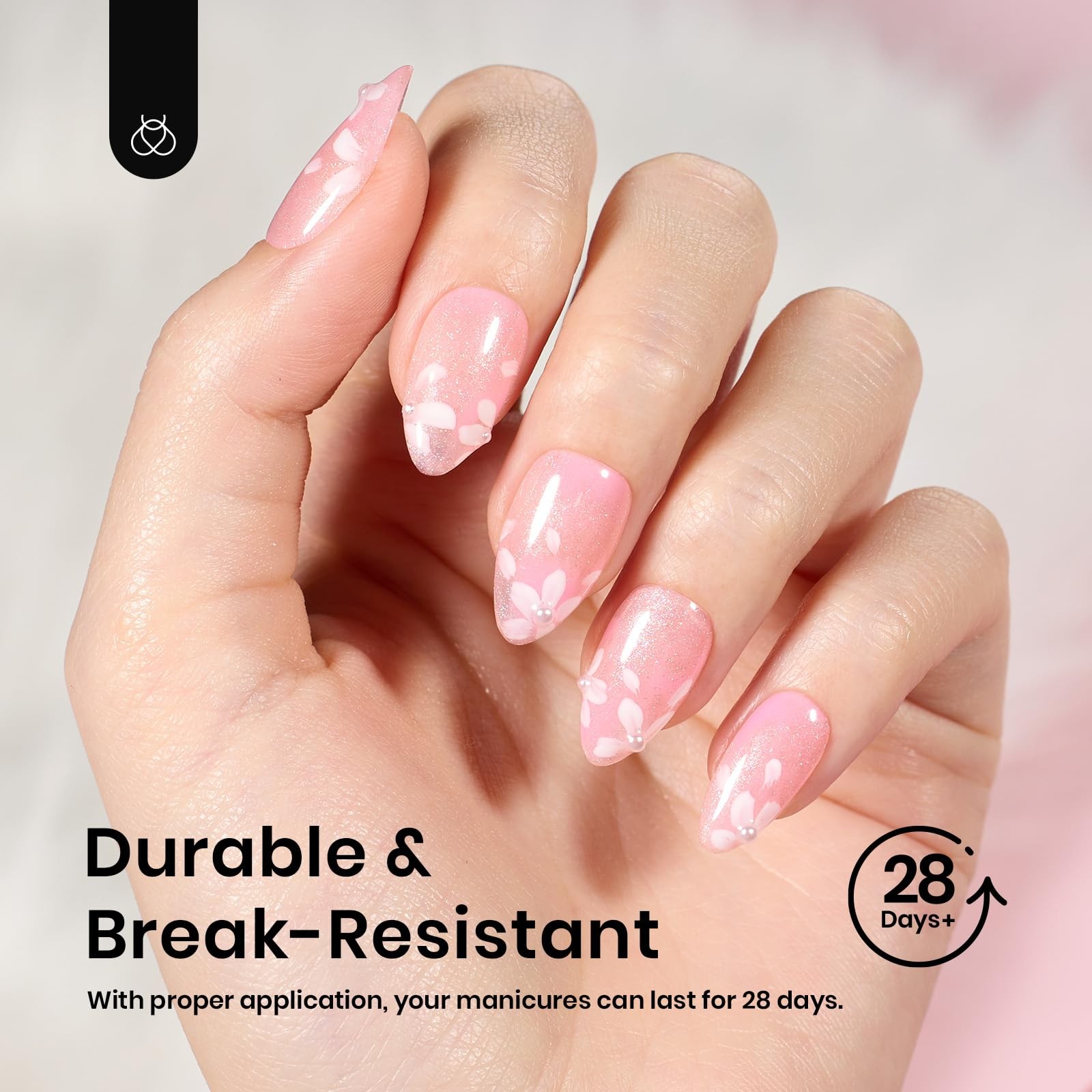 Beetles Short Almond Nail Tips – 288PCS 12 Almond, 288Pcs