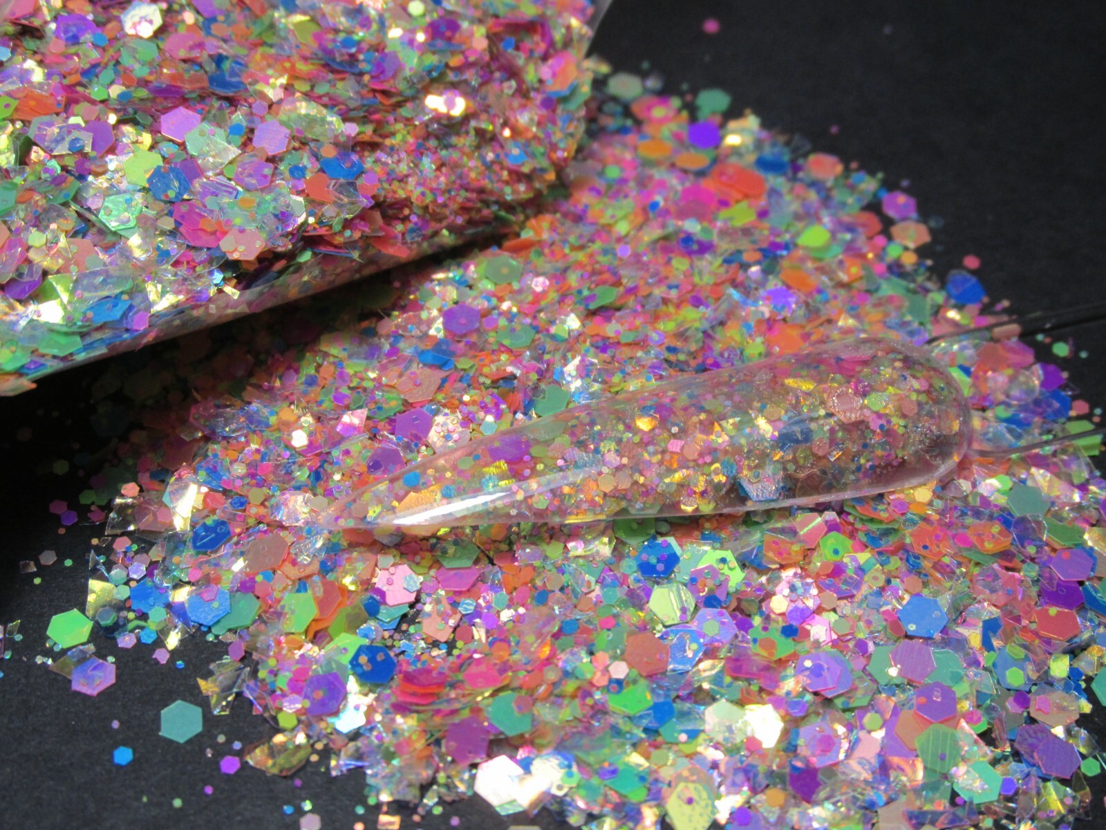 Color Blast craft and nail art Glitter Mix