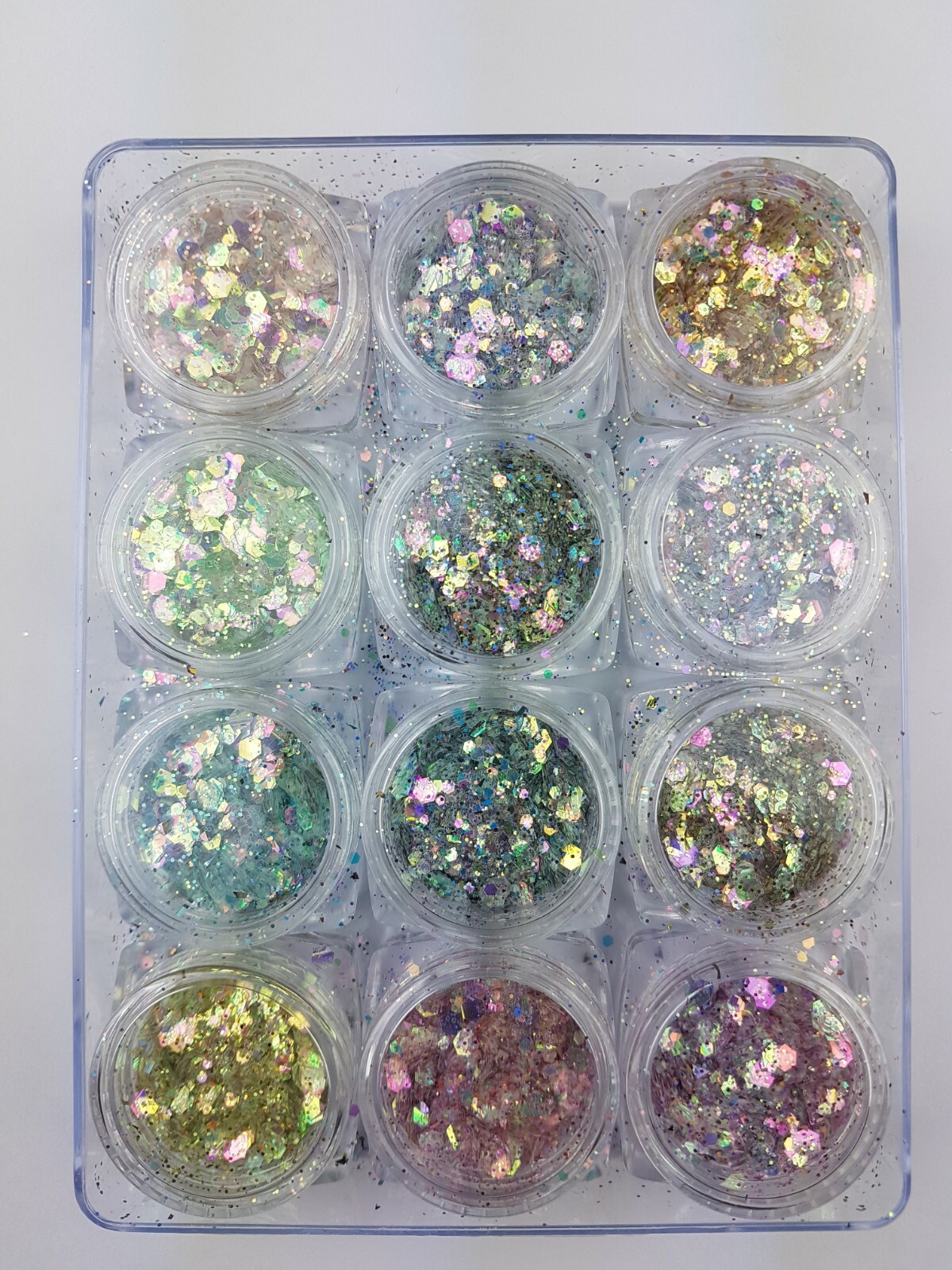 Wax Melts Chunky Mixed Glitter Pot-Nail Face Eye Body Tattoo Festival Cosmetic