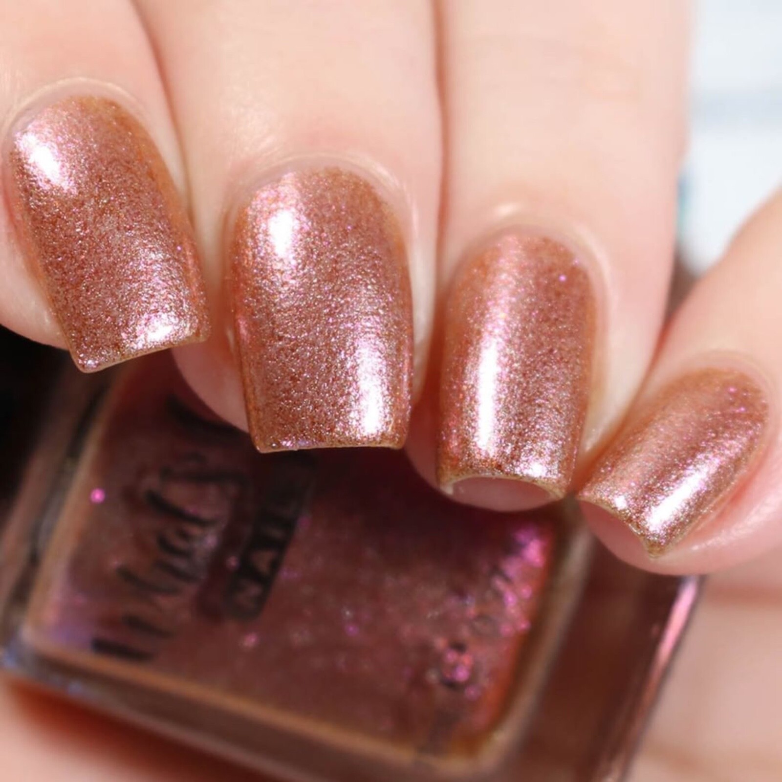 Whats Up Nails – Agate Nail Polish (Pink Duochrome) Nail Polish for Nail Art