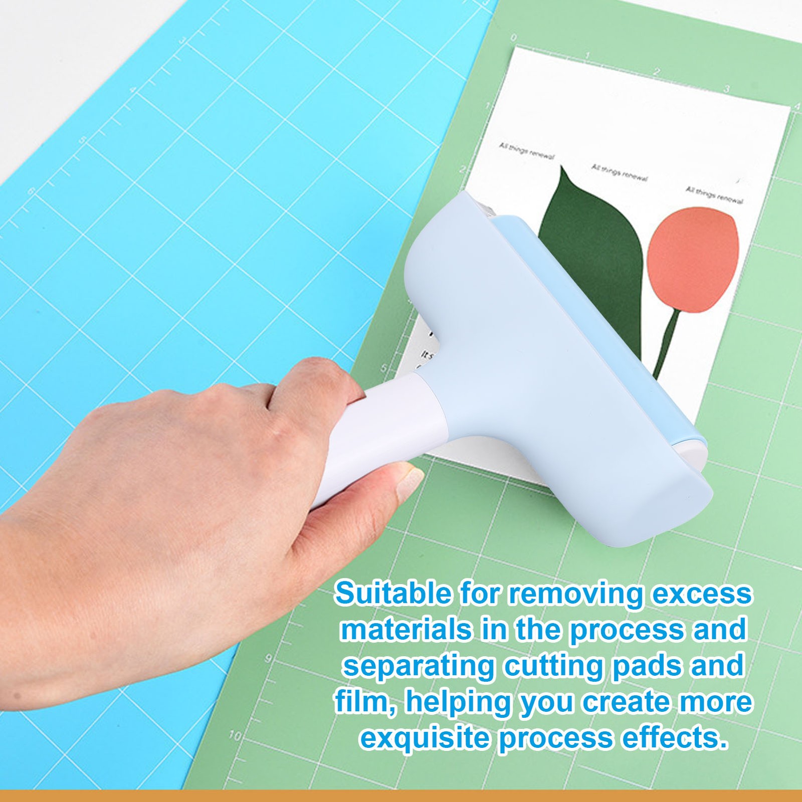 Brayer Roller Tweezers Set Ergonomic Design For Easy Crafting Easy To Use