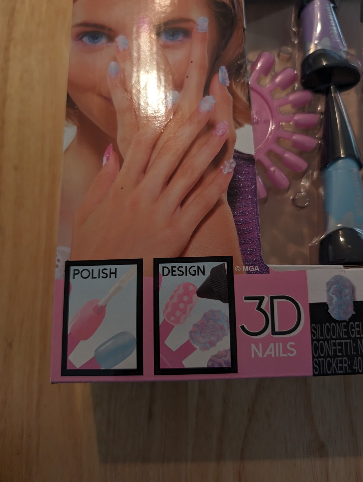 new 3d nail art manicure tip diy decoration polish nail-a-peel sugar rush kit