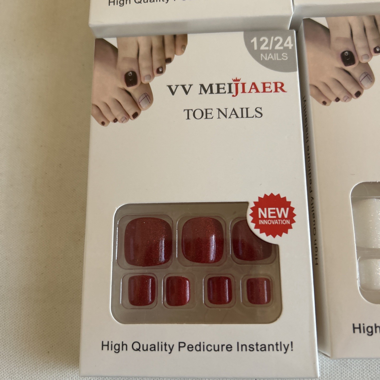 Lot Of 4 VV MEIJIAER Toe Nails (GG)