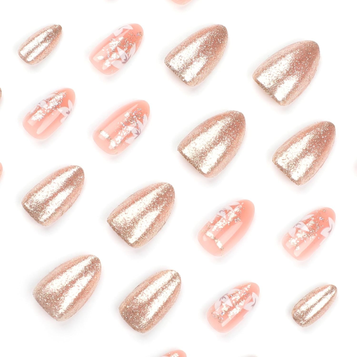 Secret Lives Premium Glossy Reusable Artificial Skin Color with Golden Glitter
