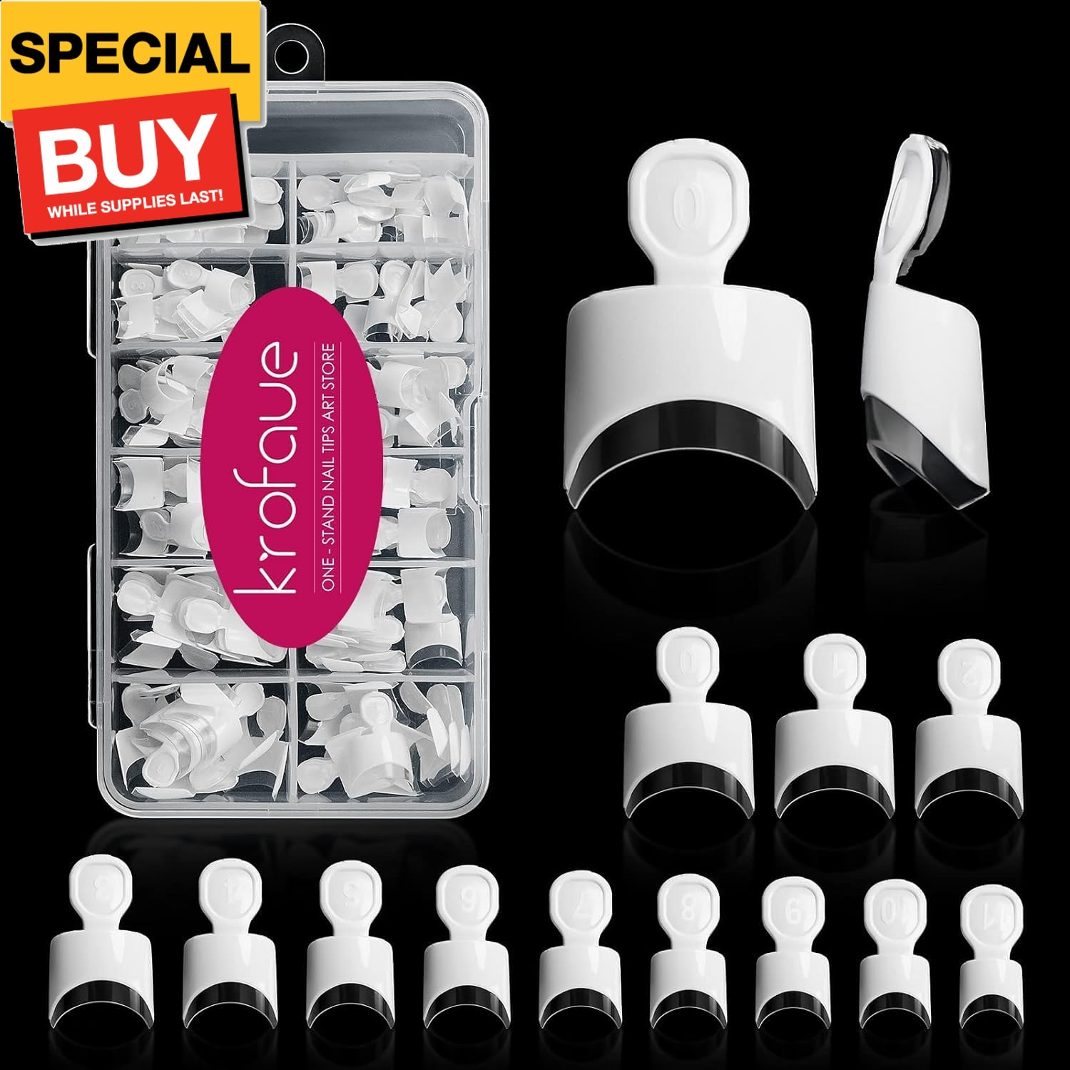 Short French Nail Tips – 120PCS Acrylic Short Nail Tips White French Fake Nail T