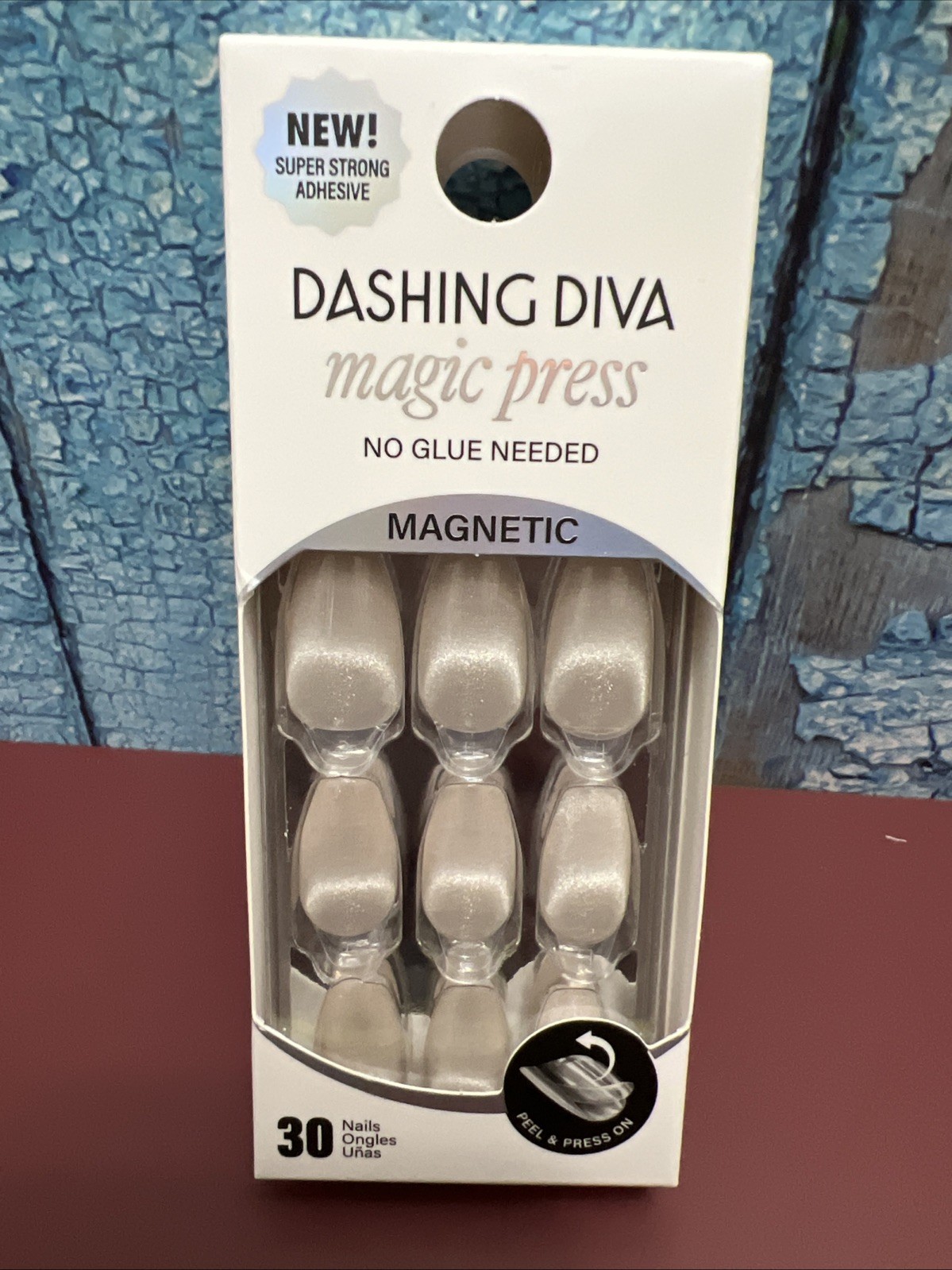 Dashing Diva Magic Press on Nails Long Diamond Bliss 30 ct No Glue Needed New