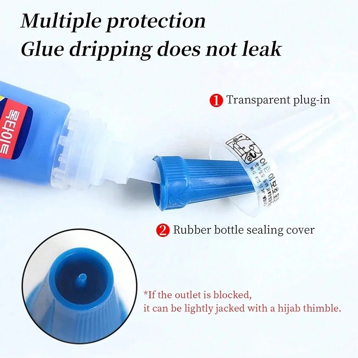 20g Nail Glue False Nail Adhesive Quick Dry Gel Tips Art Supplies