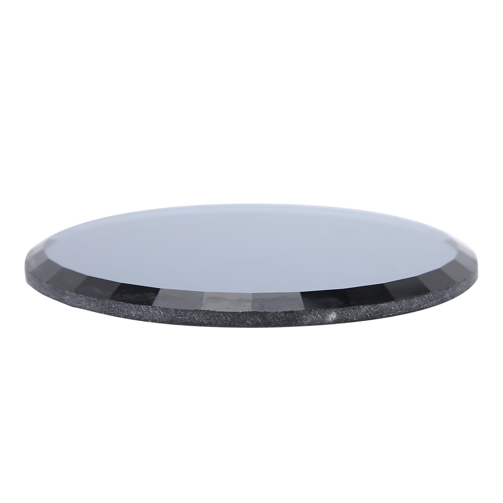 False Nail Mirror Glass Display Board Manicure Drawing Color Mixing Tool (Black)
